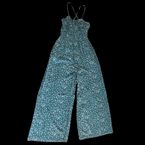 audrey parks Pants - Audrey Parks Polka Dot Sleeveless Jumper